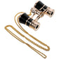 Mini Travel Binoculars with Chain Compact Small Binoculars for Concerts Outdoor
