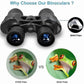 20x50 HD Binoculars Compact BaK4 Prism High Power Outdoor Optics