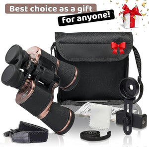20x50 Compact Binoculars with Strap High Power Outdoor Telescope
