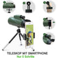 Waterproof Spotting Binoculars for Adults Small Night Vision Green Compact