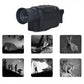 Night Vision Monocular Binoculars 4K IR Digital Telescope for Adult Hunting Camping-Black