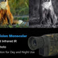 Night Vision Monocular Binoculars 4K IR Digital Telescope for Adult Hunting Camping-Multicolor