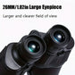 Yellow 10x50 Binoculars for Adults Outdoor Wildlife Bird Watching