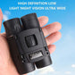 Compact Binoculars, Small Pocket Binoculars Clear View, Lightweight Foldable, for Bird Watching Opera Hiking Hunting Travel Concert