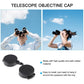 10x42 Optics Binocular Caps, Objective Lens Caps Rubber Waterproof Binoculars Protective Covers for Compact Binoculars