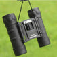 Panda - High Power Night Vision Compact 12x25 Binoculars, HD Optics, Non-Slip Rubber Grip, Black, Bag + Strap