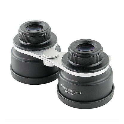 HD Optics Stargazing 3x50 Portable Telescope Binoculars - Wide Field Of View, Multi-layer Coated Lens, Storage Box + Strap