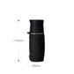 Eyes Key - Low Light Night Vision 8x25 Monocular Binoculars - BAK4 Prism, Nitrogen-Filled Waterproof Design, Black, Carry Case + Cloth