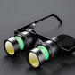 10x HD Vision Adjustable Focus Polarised Lens Perfect For Fishing Use, Silicone Nose Pads, Detachable Barrels, Black