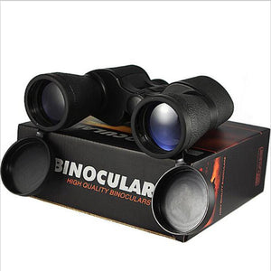 High Definition Compact 20x50 Binoculars - Black, Case + Strap