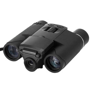 Digital Camera 10x25 Binoculars -  Long Focus, 1.5" LCD Display, USB 2.0 Support, 32GB Memory Card Compatibility, Black