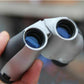 Binoculars High Definition Night Vision Wide Angle Optics 7x18 Model Black, Metal, Case + Strap