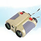 4x30 Kids Binoculars - Adjustable Focus, Night Vision, Lightweight, Eye Protection With High-Quality Resin Lenses, Gold