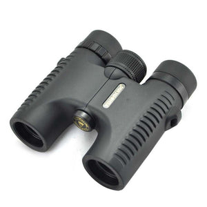Vision King - High Powered Wide Angle Zoom 10x26 Binoculars - BAK4 Prism, Compact, Lightweight, Durable Rubber Armoured Body, Soft Cover Bag + Strap