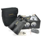 12x Zoom Binoculars - Waterproof & Fogproof, Fully Multi-Coated Optics, Black, Carry Case & Strap