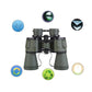 Luxun - High Power 20x50 Binoculars - Low Light Night Vision, Lightweight, Rubber Grip, Bag + Strap, Black/Green