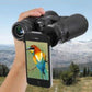 HD Optics Night Vision Nitrogen-Filled 10x42 Binoculars - Waterproof, BAK4 Prism, Rubber Grip, Large Focus Wheel, Black, Soft Bag Cover