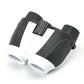 Vision King - Multi-Function Compact Binoculars, 8x Magnification, Night Vision HD Optics, Lightweight, Waterproof, White/Black