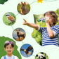 Pinkish White Mini Pocket Binoculars - 8x21 High Power Colorful Binoculars for Kids