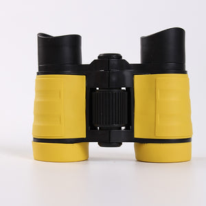 Kids Compact 4x30 Binoculars - Lightweight, Durable, Easy Focus, Shock-Resistant, Red/Blue/Green/Yellow/Orange