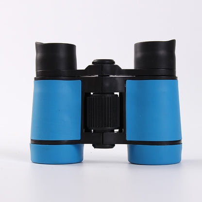 Kids Compact 4x30 Binoculars - Lightweight, Durable, Easy Focus, Shock-Resistant, Red/Blue/Green/Yellow/Orange