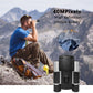 Digital Camera Binoculars - 8x HD Zoom, Flip-up LCD Screen, Starlight Night Vision, USB Charger + Strap, Black
