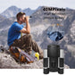 Silver and Black HD Digital Camera Binoculars 8X Zoom - Record Video & Photos with LCD Screen, Starlight Night Vision for Outdoors