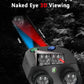 Red Professional HD Digital Night Vision Binoculars - 6X Optical Zoom, IR Illumination, Record 2.5K Video & 48MP Photos