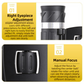 500x25 High Power HD Binoculars - Portable Concert Telescope with Phone Photography Capability, FMC Coated Optics
