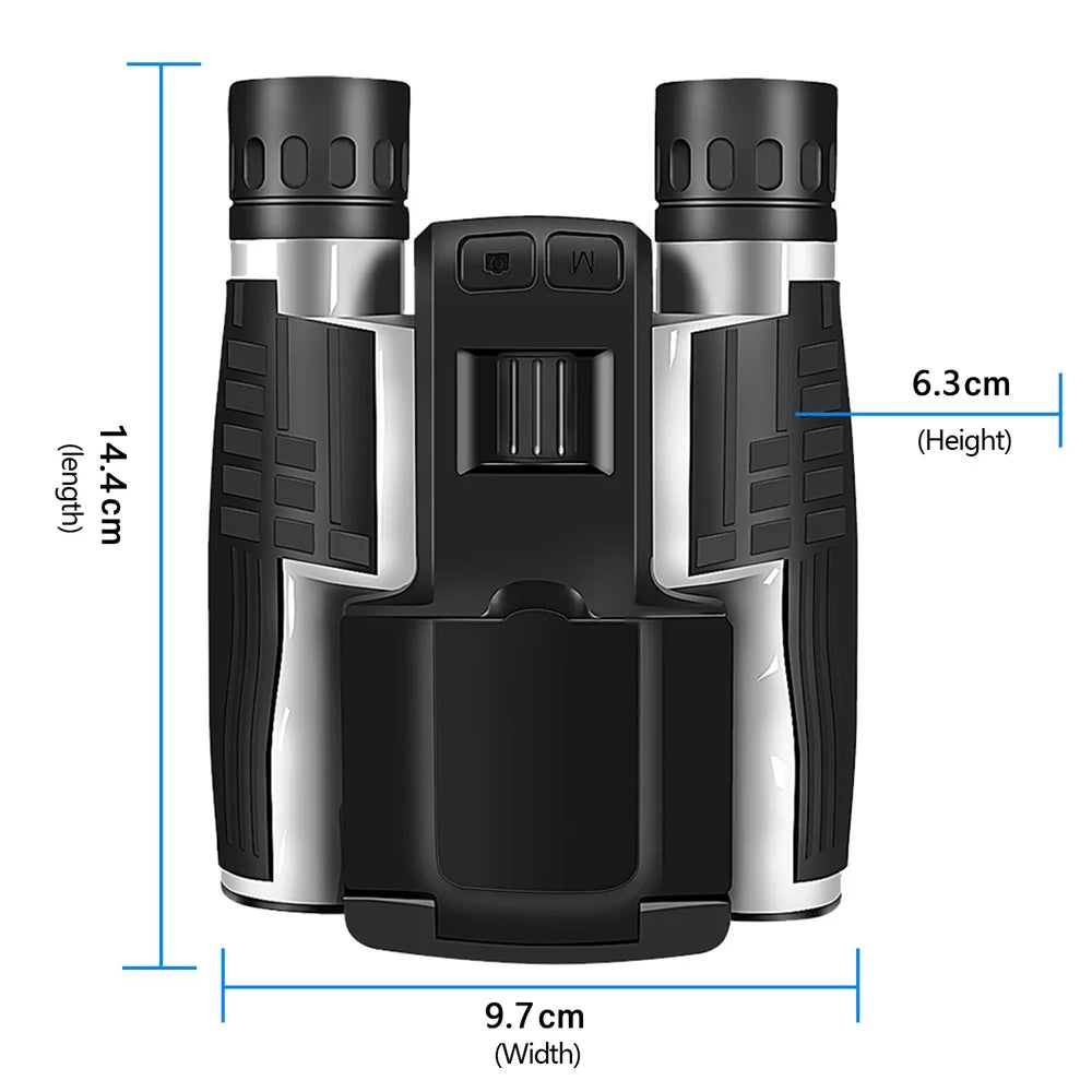DT40 12X32 2.5K HD Binoculars Camera 48MP 12X Optical 8X Zoom Digital Telescope for Outdoor Camping 109M/1000M