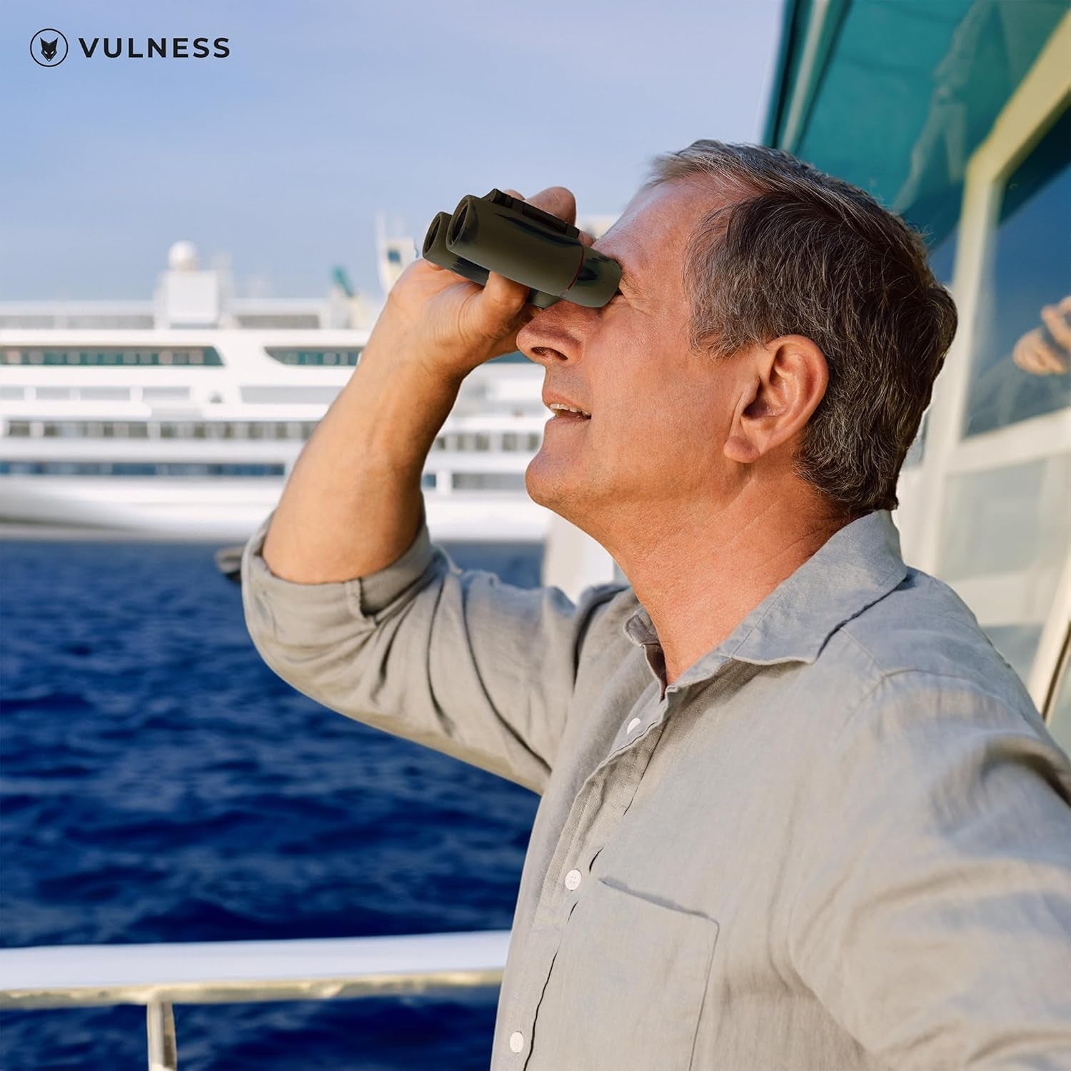 Binoculars for Adults | Compact Small Mini Travel Binocular for Bird Watching High Powered Electronics Cruise Ship Essentials Norwegian Alaska Must Haves Hiking Camping Gear by  (Camo, 8X21)