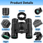 300X25 Binoculars for Adults and Kids, High Powered Mini Pocket Binoculars With