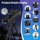 20X80 Astronomy Binoculars for Adults High Power Stargazing Binoculars | Powerful Binoculars for Star Gazing Planets Space Moon Wildlife Watching Bak4 Prism Low Light Vision, Tripod Carrying Case