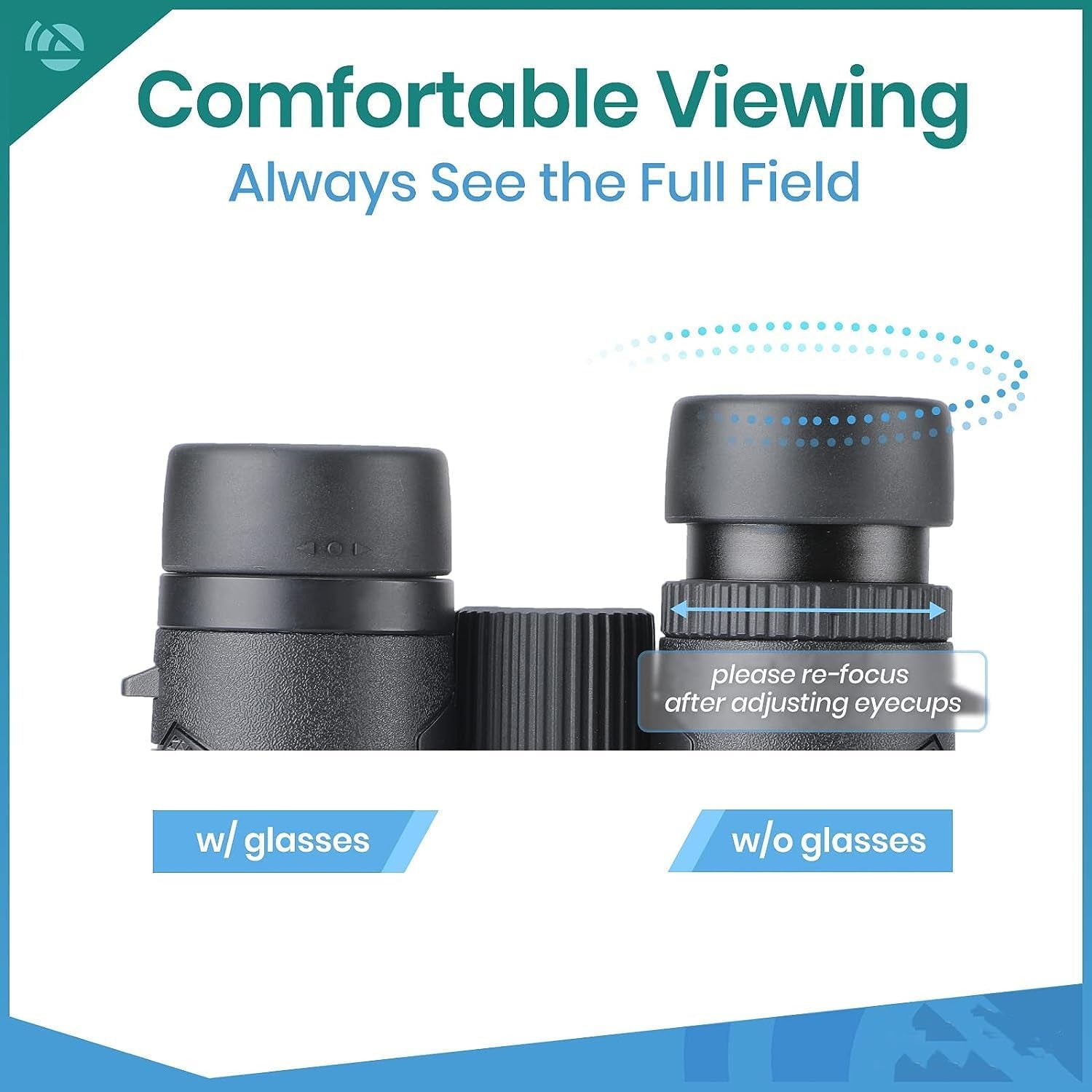 12X42 HD Binoculars for Adults with Universal Phone Adapter - High Power Binoculars with Super Bright and Large View- Lightweight Waterproof Binoculars for Bird Watching Hunting Outdoor Sports Travel