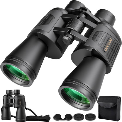 20X52 Binoculars for Adults High Powered - HD Large View Binoculars with Low Light Vision - Professional Binocular for Bird Watching Hunting Travel Cruise Outdoor Sports - Gifts for Men