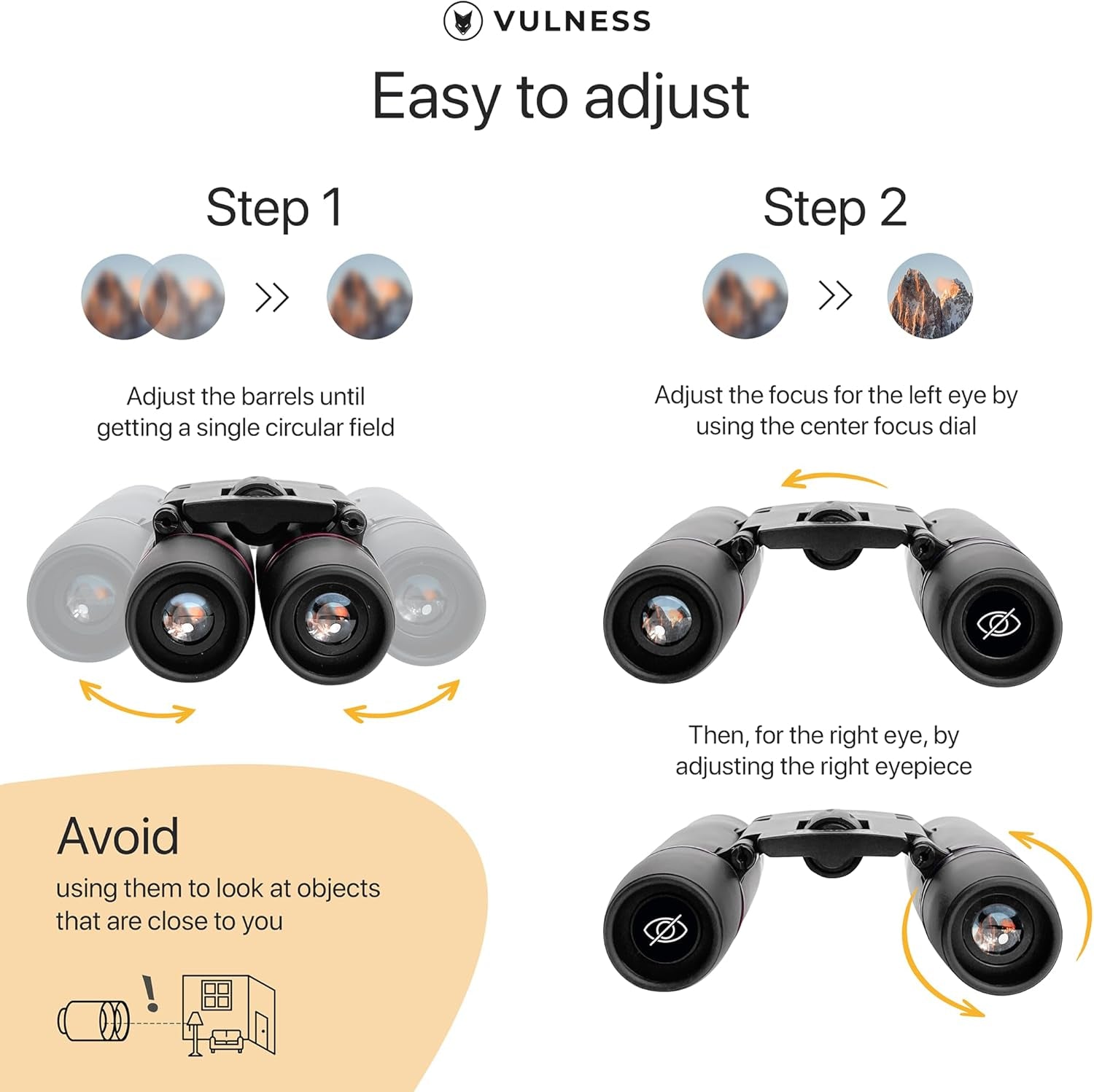 Binoculars for Adults | Compact Small Mini Travel Binocular for Bird Watching High Powered Electronics Cruise Ship Essentials Norwegian Alaska Must Haves Hiking Camping Gear by  (Black, 8X21)