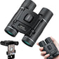 300X25 Binoculars for Adults and Kids, High Powered Mini Pocket Binoculars With