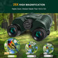 25X32 Compact UHD Binoculars for Adults - Small Binoculars with Clear Low Light Vision - Super Bright Lightweight & Waterproof Binocular for Bird Watching Travel Hunting