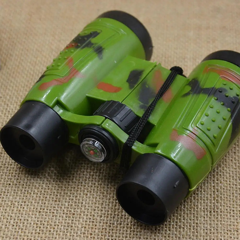 6X30 Binoculars Children Binoculars Eyepiece Telescope Simulation Folding Outdoor Hunting Field Survival Telescope Toy