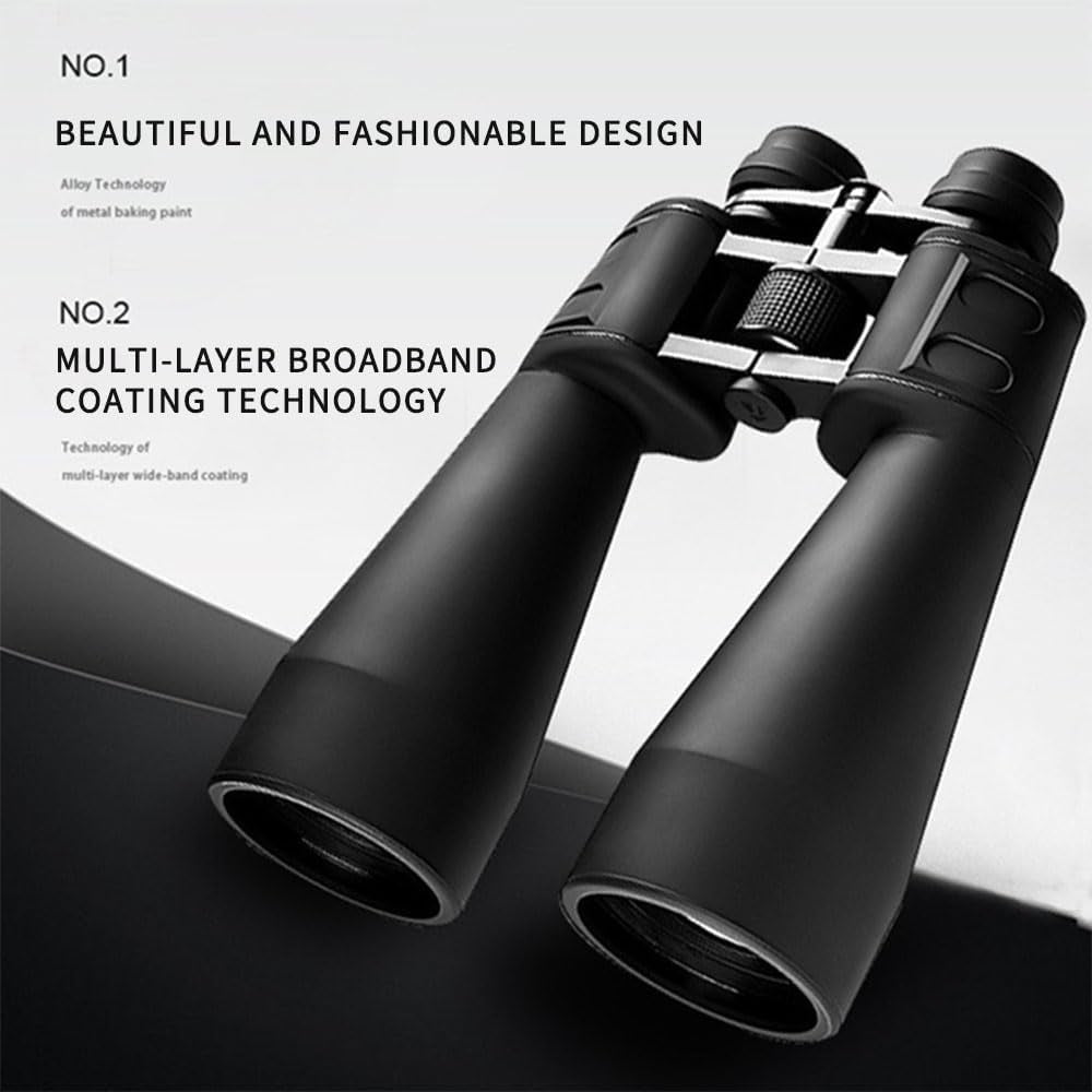10-380X100 High-Power Zoom Binoculars – HD Long-Range Telescope with BAK4 Prism, Fully Multi-Coated Optics, Waterproof Design for Hunting, Camping, Astronomy & Bird Watching