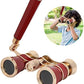 Opera Binoculars Theater Glasses Opera Glasses Binoculars 3X25 Magnification BK7 Optical Glass Lens Central Focus with Handle for Adults Kids Women in Concerts Theaters (Red)