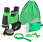 5 Pieces Kids Explorer Kit Compass Magnifying Glass Adventure Kit
