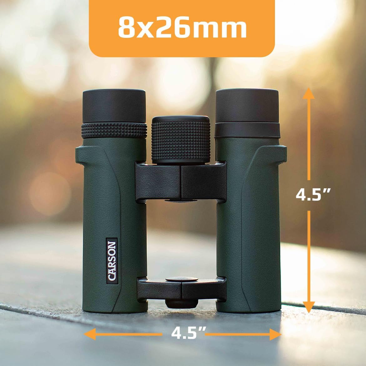 8X26Mm RD Series Compact Open-Bridge Waterproof High Definition Binoculars