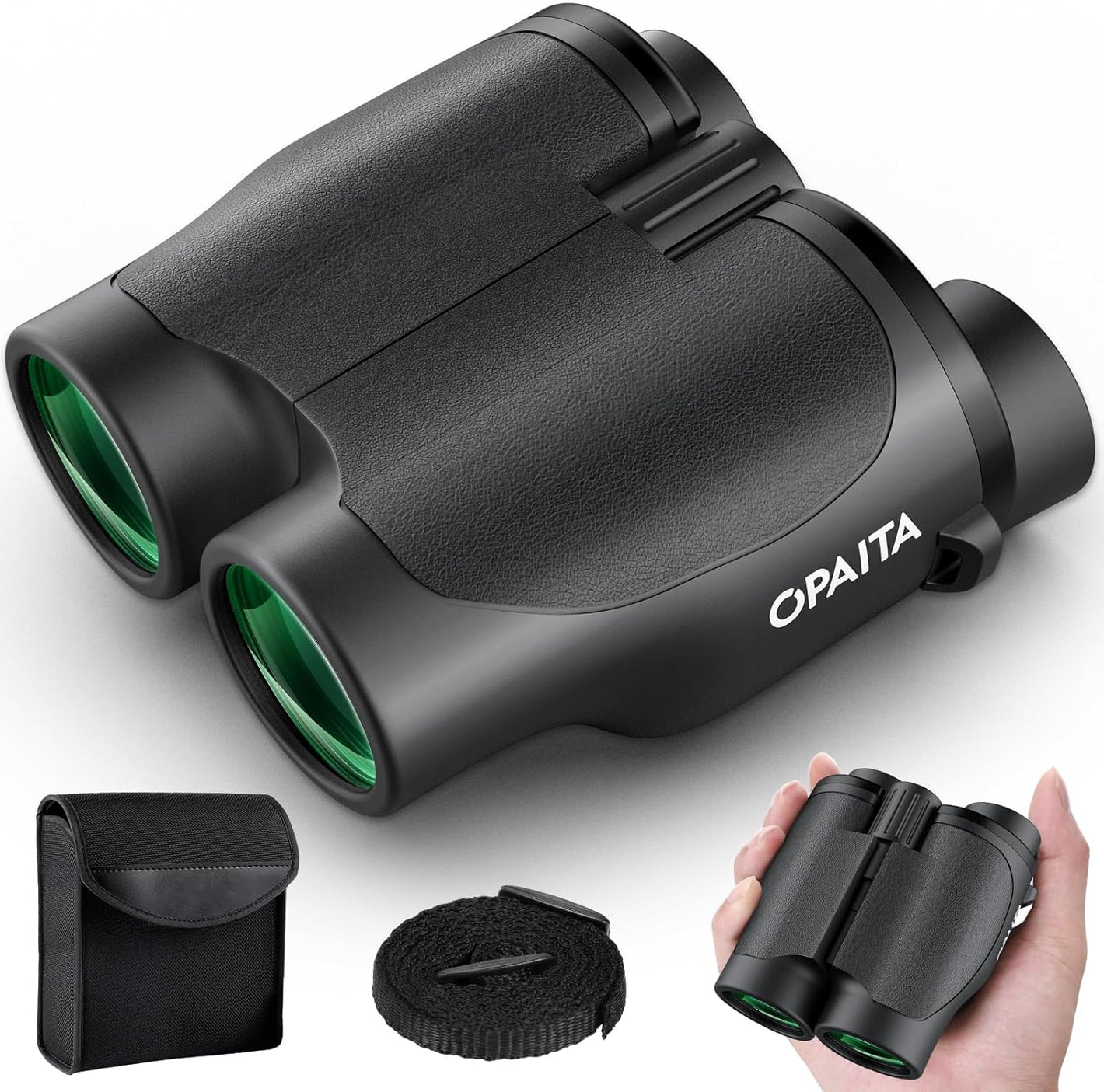 20X32 Binoculars for Adults Kids High Powered with Sharper Vision - Compact Binoculars with Comfortable View - High Definition Small Binocs for Bird Watching Cruise Trip Hunting Travel Concert Hiking